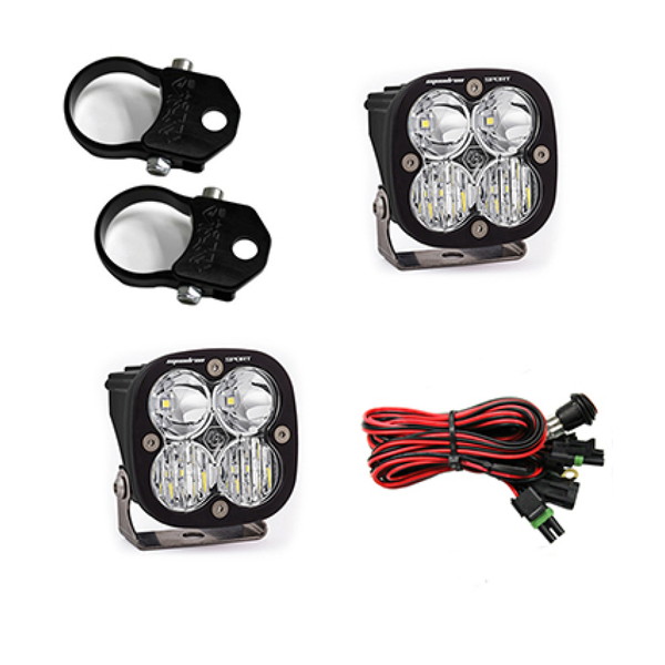 取寄せ 【並行輸入品】 バハデザイン Squadron Sport Polaris LEDライトポッド/1.75インチハーネス/垂直マウントキット Baja Des