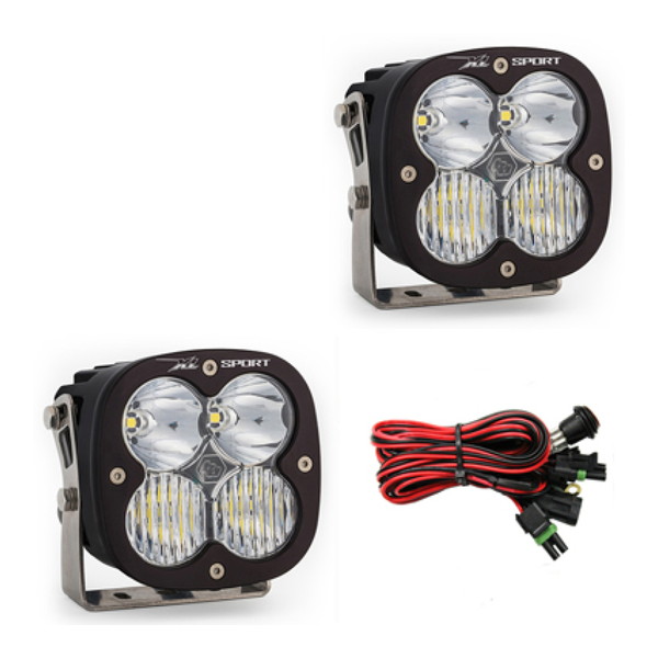 取寄せ 【並行輸入品】 バハデザイン XLスポーツシリーズ ドライビングコンボパターン ペアLEDライトポッド Baja Designs BAJ XL