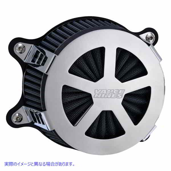 取寄せ VO2 ラディアント V エアクリーナー バンス アンド ハインズ VO2 Radiant V - M8 - Chrome 71462 10103075