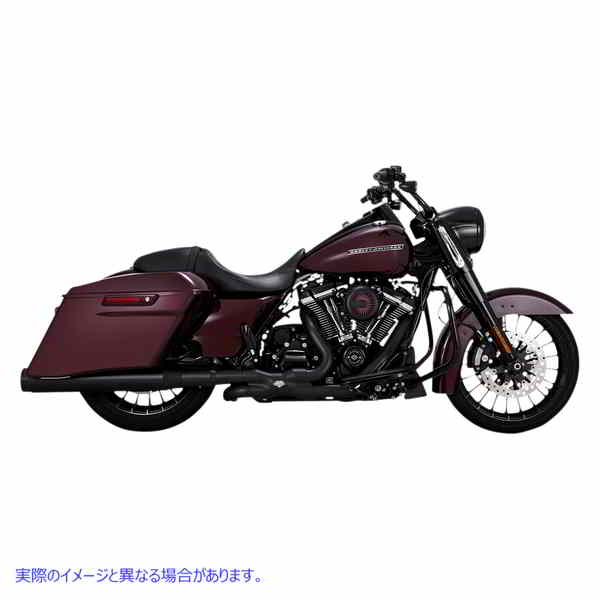 取寄せ Torquer 450 スリップオンマフラー バンス アンド ハインズ 4.5 Torquer Mufflers for FL - Black 46674 18011457