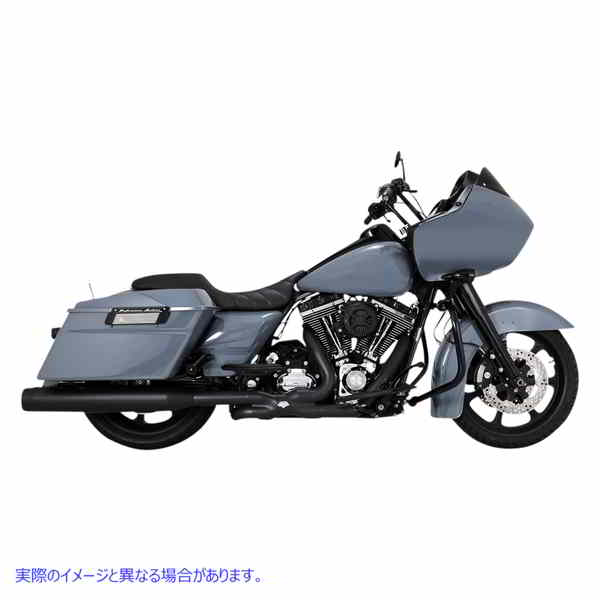 取寄せ Torquer 450 スリップオンマフラー バンス アンド ハインズ 4-1/2 Torquer Mufflers for '95-'16 FL - Black 46673 18011459