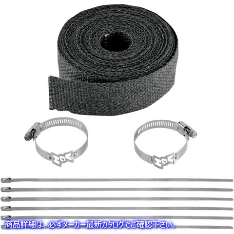 取寄せ ヘッダーラップキット バンス アンド ハインズ Black Exhaust Wrap - 2x25' 26523 18610622